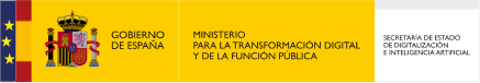 Gobierno de España - Ministerio para la Transformación Digital y de la Función Pública - Secretaría de Estado de Digitalización e Inteligencia Artificial