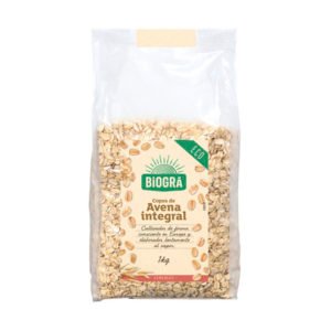 Copos de Avena gruesos integrales Biográ 1kg