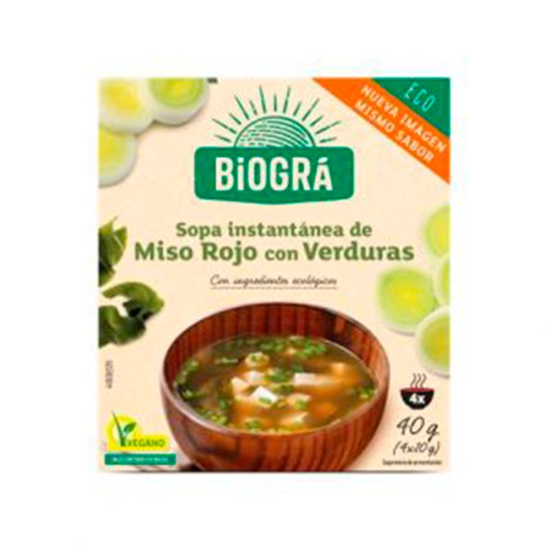 sopa miso rojo verduras