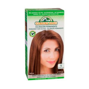Tinte Castaño Claro Nº5 Corpore Sano, 75ml