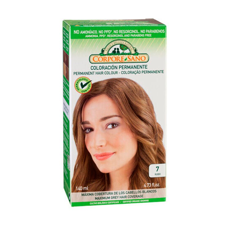 color permanente rubio