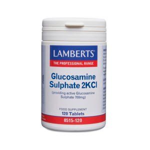 Sulfato de Glucosamina 2KCL Lamberts 120 comp.
