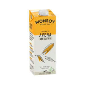 Bebida de Avena Sin Gluten Monsoy 1L