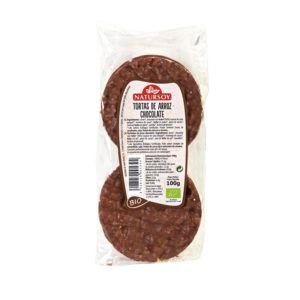 Tortas de Arroz y Chocolate Natursoy,100gr