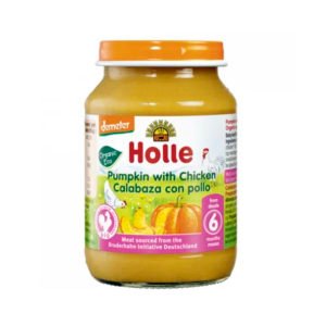 Papilla Calabaza y Pollo Holle, 190gr
