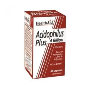 Acidophilus Plus 4 Billion Health Aid, 60 cápsulas