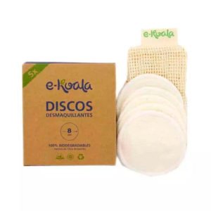 Discos Desmaquillantes Reutilizables E-Koala, 5 unidades