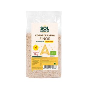 Copos de Avena s/gluten Finos Sol Natural, 1kg
