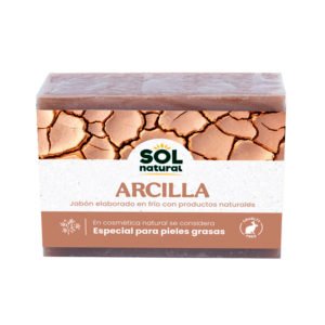 Jabón Natural de Arcilla Sol Natural, 100gr