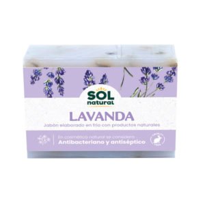 Jabón Natural de Lavanda Sol Natural, 100gr