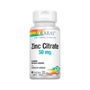 Zinc (Citrato) 50mg 60 Cápsulas