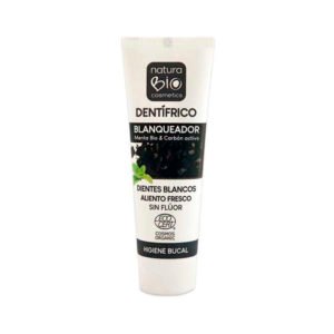 Dentífrico Menta Bio y Carbón Natura Bio, 75 ml
