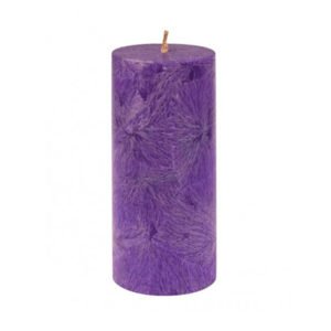 Vela Pilar Grande Violeta Kerzenfarm